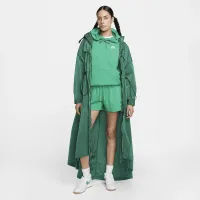 Nike Sportswear Club Fleece женская Pullover Толстовка с капюшоном цвет зеленый