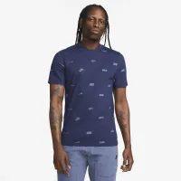 Nike Club чоловічі Allover Print футболка блакитний
