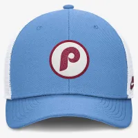 Philadelphia Phillies Cooperstown Rise чоловічі Nike Dri-FIT MLB Trucker Adjustable Hat блакитний
