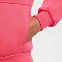 Nike Sportswear Club Fleece Big детские Pullover Толстовка с капюшоном Pink
