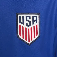 USMNT 2024 Stadium Away Big детские Nike Dri-FIT Soccer Long-Sleeve Replica Jersey синий