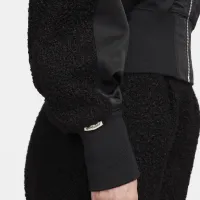 Nike Sportswear Collection женская High-Pile Fleece Bomber Куртка цвет черный