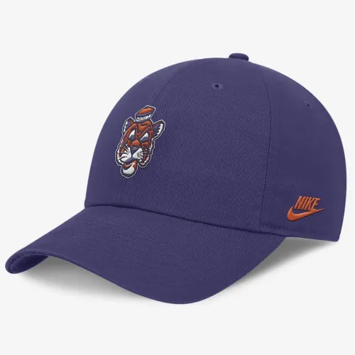 Clemson Tigers Legacy Club чоловічі Nike Dri-FIT College Adjustable Hat колір фіолетовий