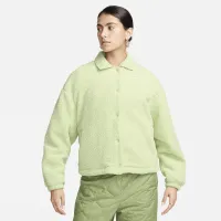 Nike Sportswear женская Collaцвет красный High-Pile Fleece Куртка цвет зеленый
