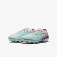 Nike United Jr. Phantom 6 Low Pro Big детские Multi-Ground футбольные бутсы цвет зеленый