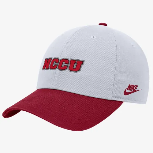 North Carolina Central Nike College Adjustable Cap цвет белый