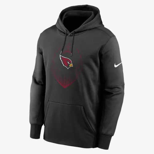 Arizona Cardinals Icon Men’s Nike Therma NFL Pullover Толстовка з капюшоном колір чорний