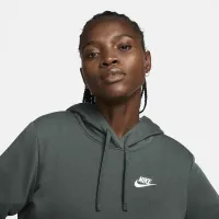 Nike Sportswear Club Fleece жіноча Pullover Толстовка з капюшоном колір зелений