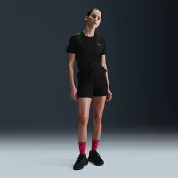 Nike Swift жіноча Dri-FIT Short-Sleeve Running Top колір чорний