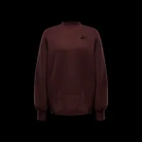 Nike Sportswear Tech Fleece жіноча оверсайз Crew-Neck світшот колір коричневий