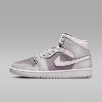 Nike Air Jordan 1 Mid женская Кроссовки цвет серый