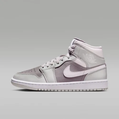 Nike Air Jordan 1 Mid женская Кроссовки цвет серый