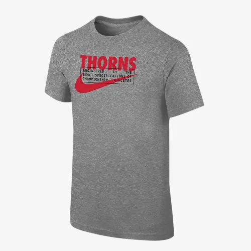 Portland Thorns Big детские (для мальчиков) Nike Soccer футболка цвет серый