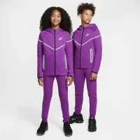 Nike Sportswear Tech Fleece Big дитячі (для хлопчиків) Reflective Full-Zip Толстовка з капюшоном колір фіолетовий