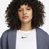 Nike Sportswear Tech Fleece женская оверсайз Duster Куртка цвет серый