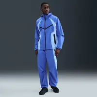 Nike Tech мужские Dri-FIT Woven Color-Block Windrunner Loose Куртка синий