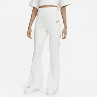 Nike Sportswear жіноча З високою талією Ribbed Jersey Flaколір червоний Pants колір білий