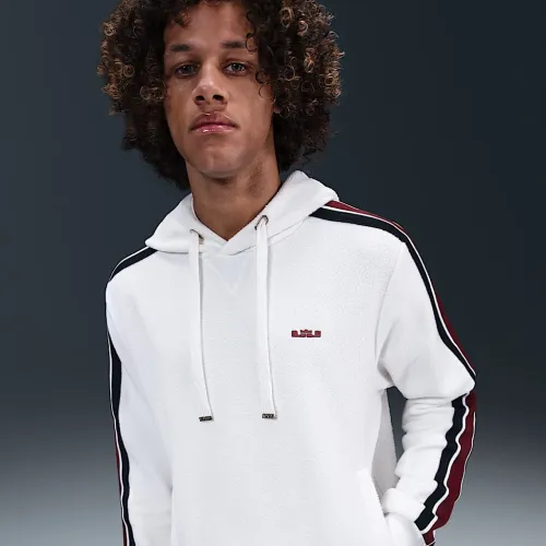 Nike LeBron Standard Issue мужские Therma-FIT Pullover баскетбольные Толстовка с капюшоном цвет белый