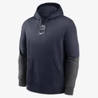 Penn State Nittany Lions Sideline Team Issue Club чоловічі Nike College Pullover Толстовка з капюшоном блакитний
