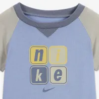 Nike Baby (0-9M) Short Romper синий