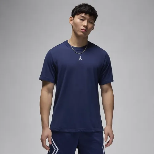Nike Jordan Sport мужские Dri-FIT Short-Sleeve Top синий