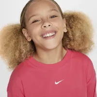 Nike Sportswear Essential Big дитячі (Girls') Long-Sleeve футболка Pink