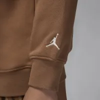 Nike Jordan Essentials мужские Fleece Crew-Neck свитшот цвет коричневый