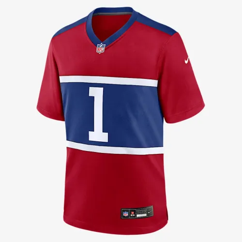 Malik Nabers New York Giants Big детские Nike NFL Game Jersey цвет красный