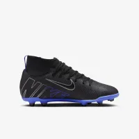 Nike Jr. Mercurial Superfly 9 Club Little/Big дитячі Multi-Ground High-Top футбольні бутси колір чорний