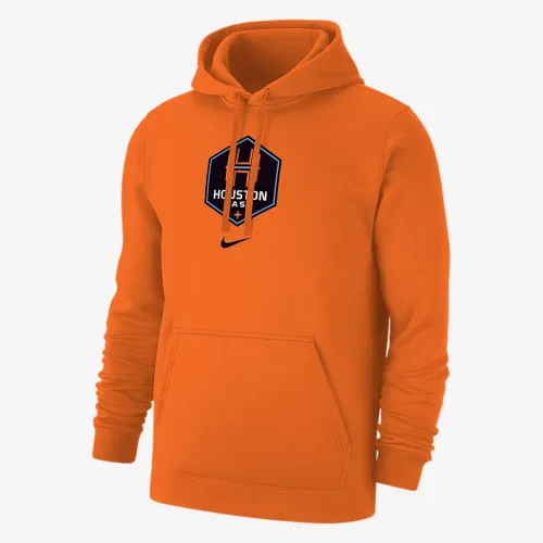 Houston Dash Club Fleece чоловічі Nike NWSL Pullover Толстовка з капюшоном Orange