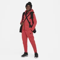 Nike Sportswear Tech Fleece Big детские (для мальчиков) Pants (Extended Size) цвет красный