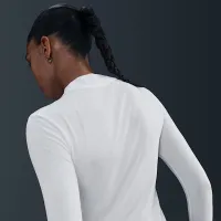 Nike Sportswear Chill Knit жіноча Slim Long-Sleeve Mock-Neck футболка колір білий