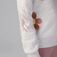 Nike Jordan Deloris Jordan Flowers Toddler Pullover Толстовка с капюшоном набор цвет красный