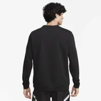 Nike Dri-FIT Track Club Men's Fleece Long-Sleeve Crew Neck Running Sweatshirt Black