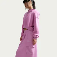 Nike Sportswear Phoenix Fleece женская Cargo Midi юбка цвет фиолетовый