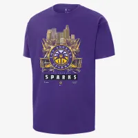 Los Angeles Sparks мужские Nike WNBA Max90 футболка цвет фиолетовый