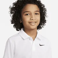 Nike Dri-FIT Victory Big детские (для мальчиков) для гольфа Polo цвет белый