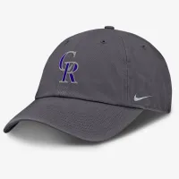 Colorado Rockies Club мужские Nike MLB Adjustable Hat цвет серый