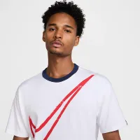 Paris Saint-Germain Swoosh мужские Nike Soccer футболка цвет белый
