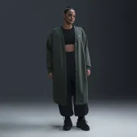 Nike Sportswear Phoenix Fleece женская оверсайз Long Cardigan (большие размеры) цвет зеленый
