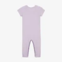 Nike Essentials Baby Short Sleeve Waffle Knit Coverall колір фіолетовий