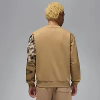 Nike Jordan MVP чоловічі Crew-Neck Fleece світшот колір коричневий