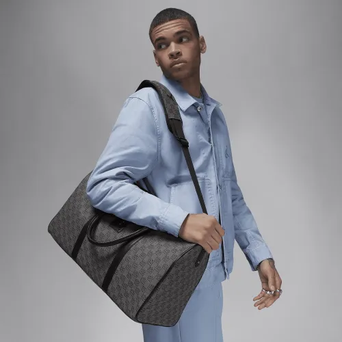 Nike Jordan Monogram Duffle Bag (25L) Grey