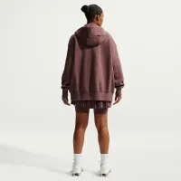 Nike Sportswear Phoenix Fleece жіноча оверсайз Full-Zip Толстовка з капюшоном колір фіолетовий