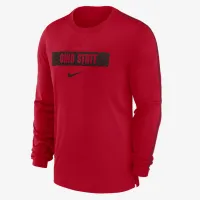 Ohio State Buckeyes Sideline Player мужские Nike Dri-FIT College футболка цвет красный