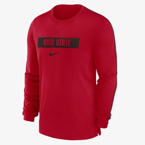Ohio State Buckeyes Sideline Player чоловічі Nike Dri-FIT College футболка колір червоний