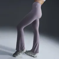 Nike Zenvy жіноча З високою талією Flaколір червоний лосіни колір сірий