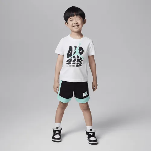 Nike Jordan Galaxy Toddler French Terry шорти комплект колір чорний