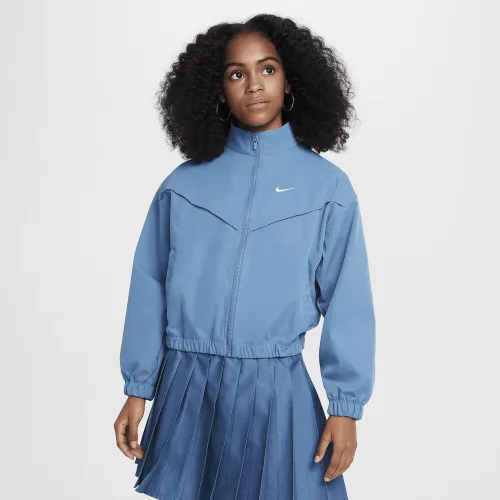 Nike Sportswear Girls' оверсайз Lightweight Куртка блакитний