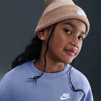 Nike Sportswear Club Fleece Girls' Boxy Crew-Neck свитшот синий